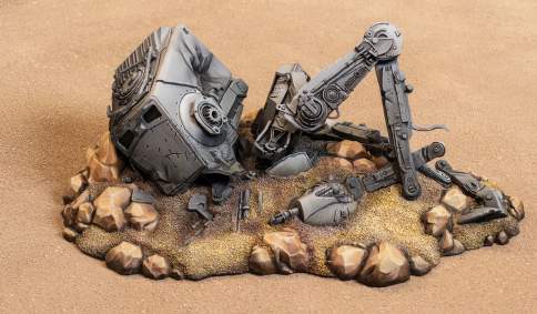 broken AT-ST area terrain example